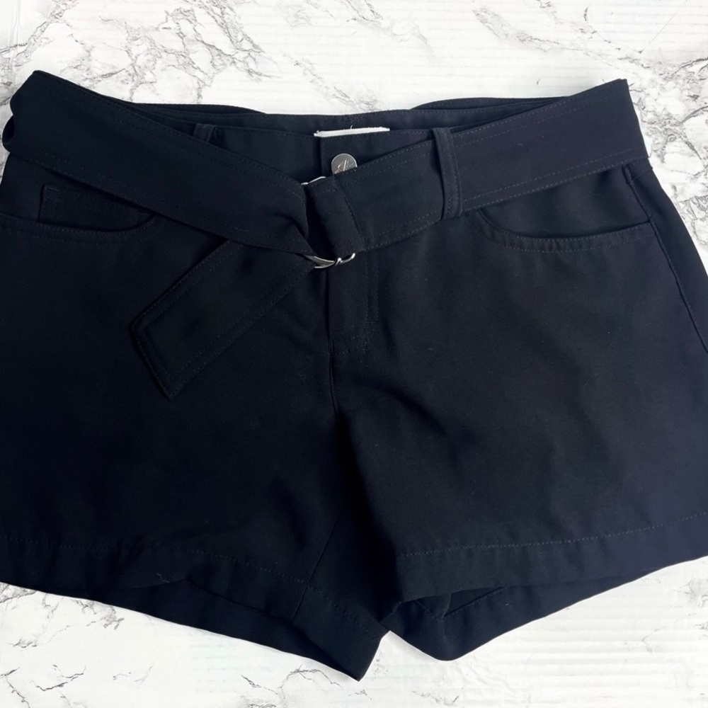 🌸CALVIN KLEIN* Black Belted Shorts